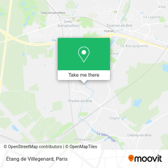 Étang de Villegenard map