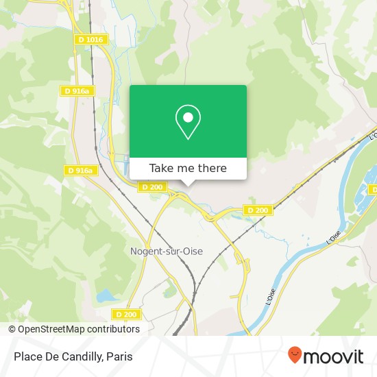 Place De Candilly map