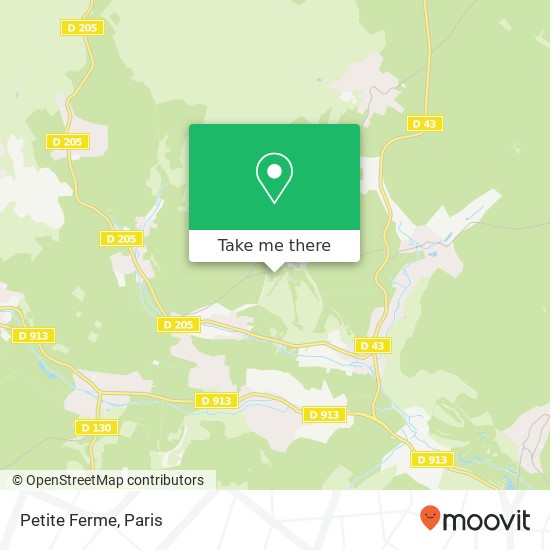 Mapa Petite Ferme