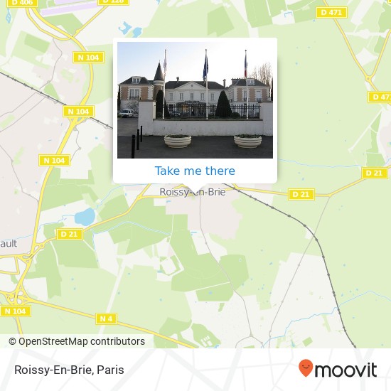 Mapa Roissy-En-Brie