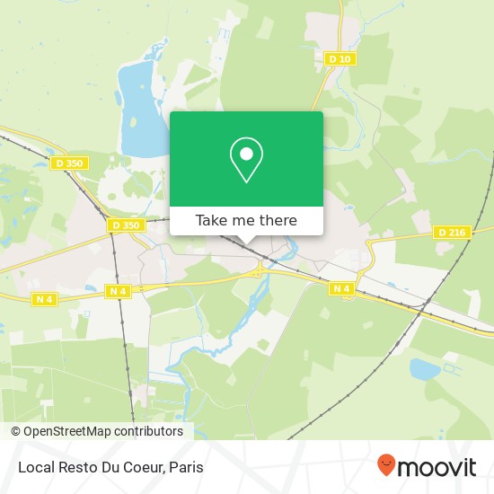 Mapa Local Resto Du Coeur