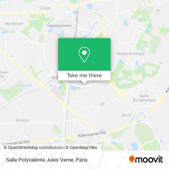 Mapa Salle Polyvalente Jules Verne