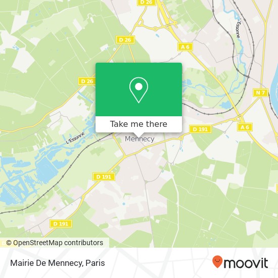 Mairie De Mennecy map