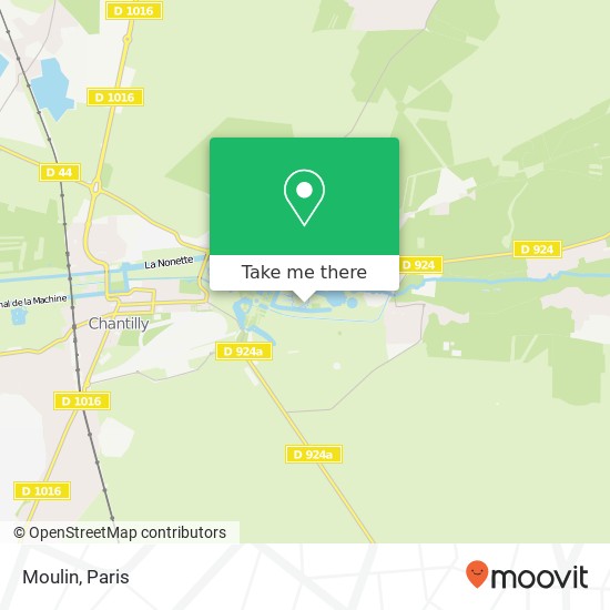 Mapa Moulin