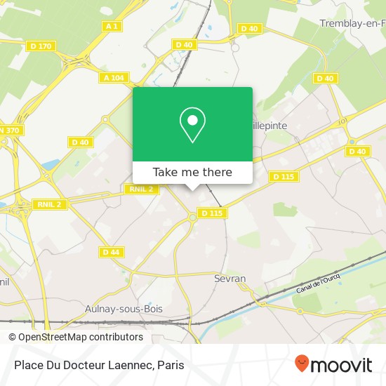 Mapa Place Du Docteur Laennec