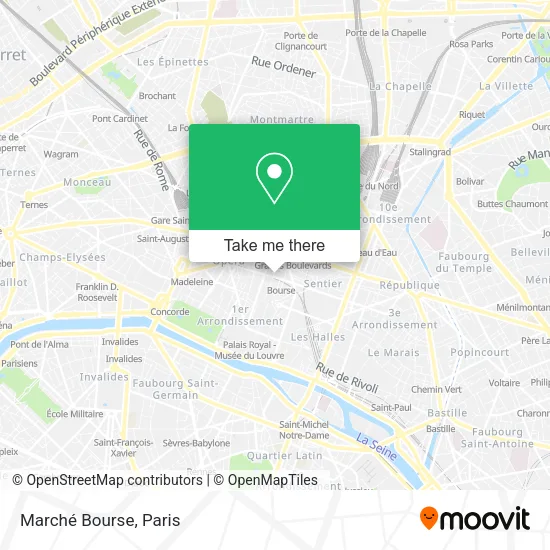 Marché Bourse map