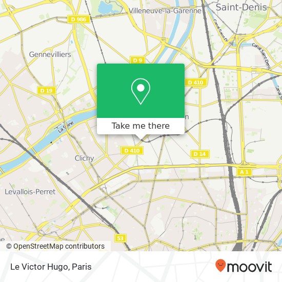 Mapa Le Victor Hugo