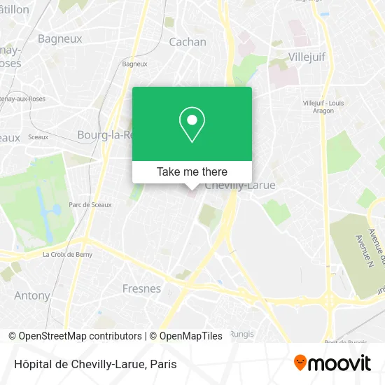 Hôpital de Chevilly-Larue map