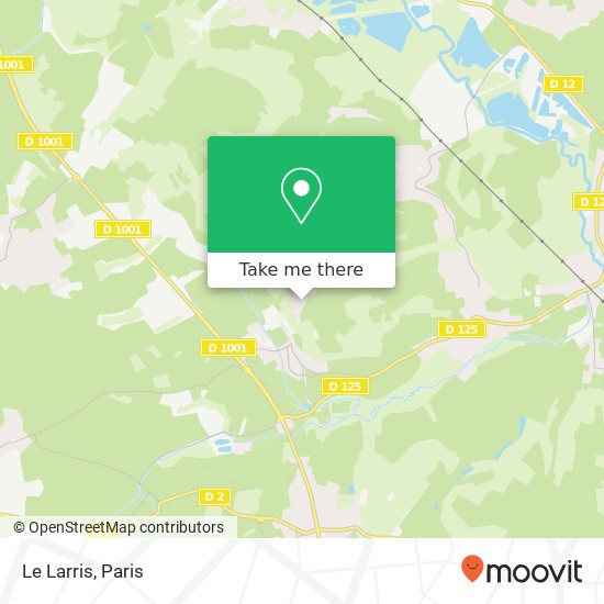 Le Larris map