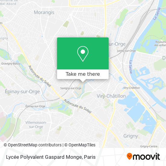 Lycée Polyvalent Gaspard Monge map