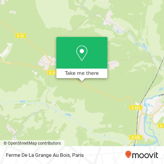 Ferme De La Grange Au Bois map