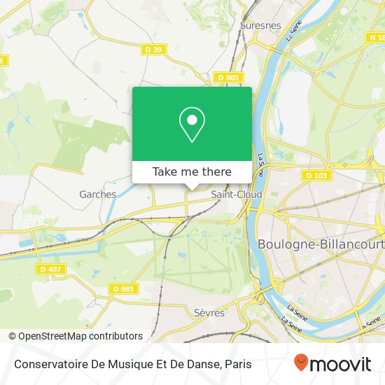 Conservatoire De Musique Et De Danse map