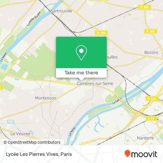 Lycée Les Pierres Vives map