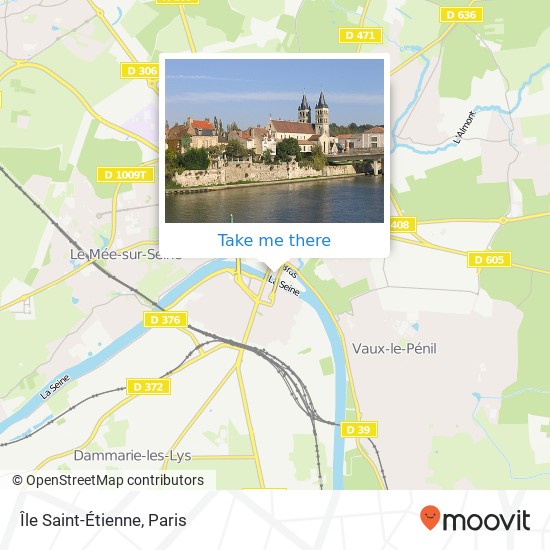 Île Saint-Étienne map