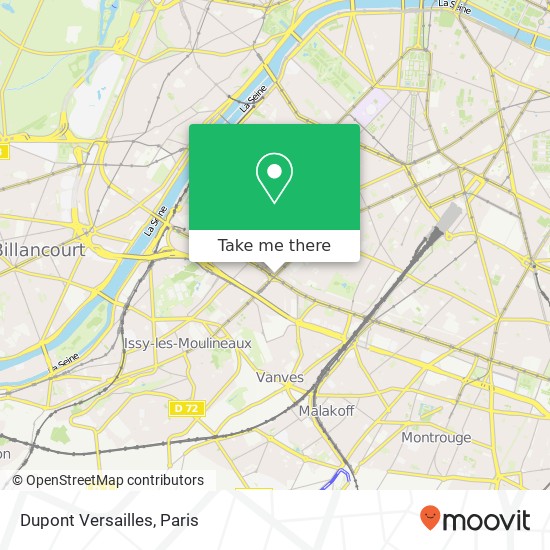 Mapa Dupont Versailles
