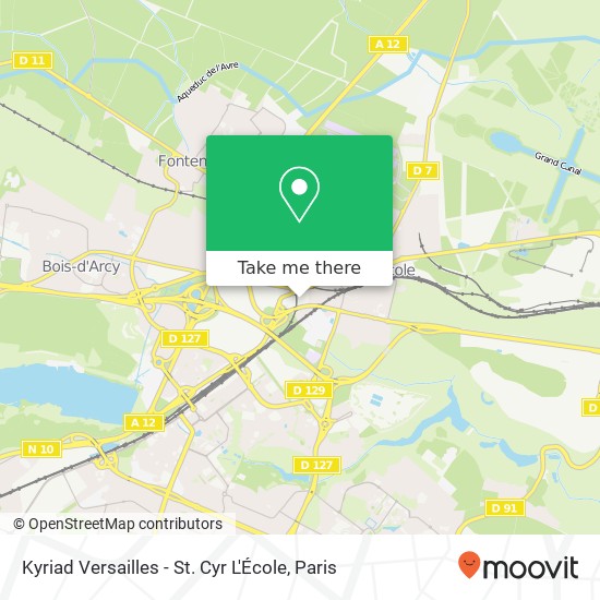 Kyriad Versailles - St. Cyr L'École map