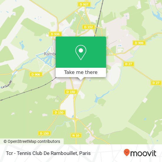 Tcr - Tennis Club De Rambouillet map