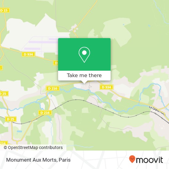 Monument Aux Morts map