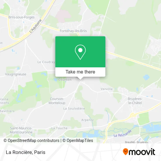 Mapa La Roncière