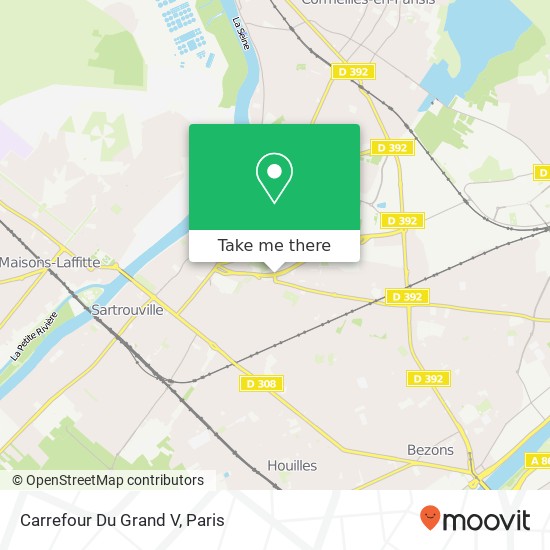 Mapa Carrefour Du Grand V