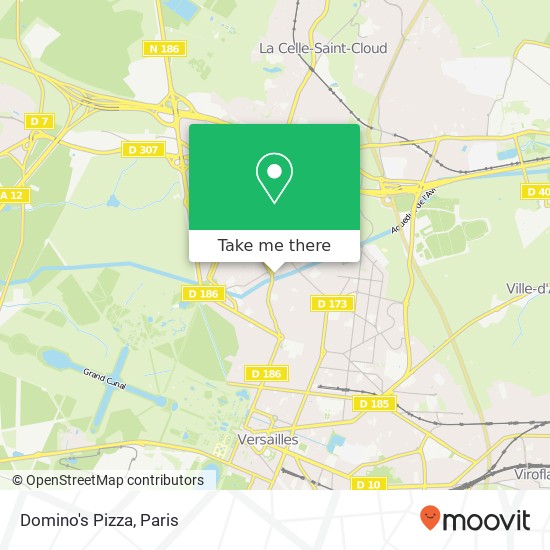 Mapa Domino's Pizza