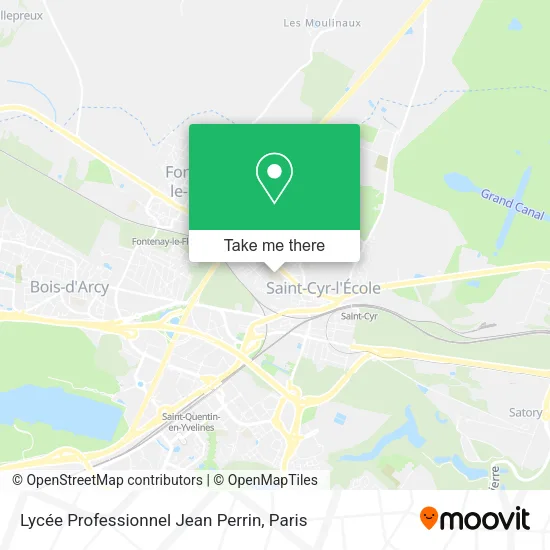 Lycée Professionnel Jean Perrin map