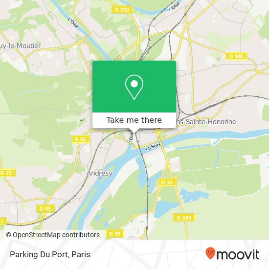 Mapa Parking Du Port