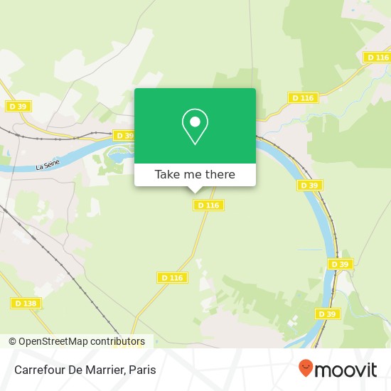 Carrefour De Marrier map