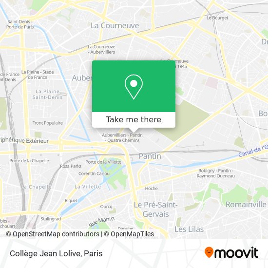 Mapa Collège Jean Lolive
