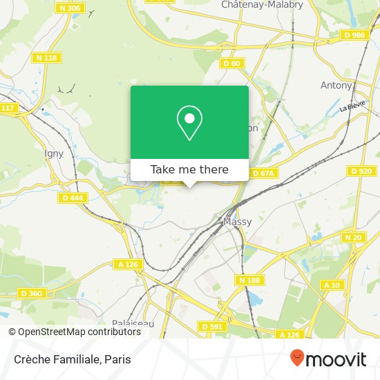 Crèche Familiale map
