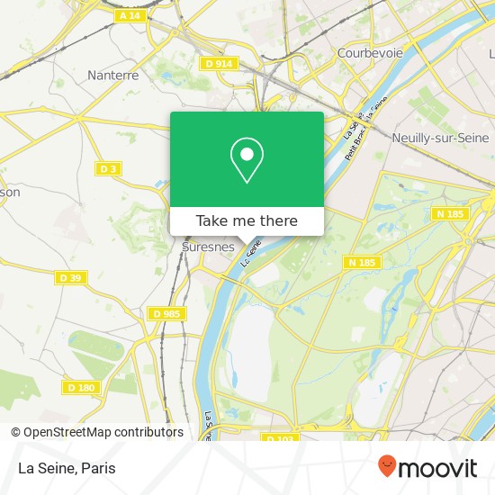La Seine map