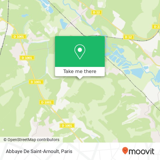 Mapa Abbaye De Saint-Arnoult