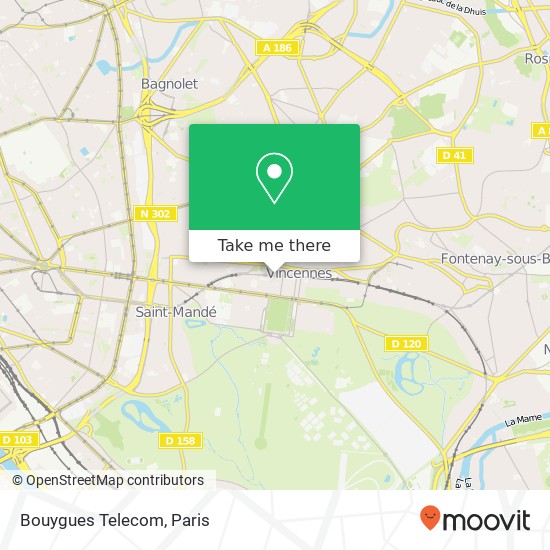 Bouygues Telecom map