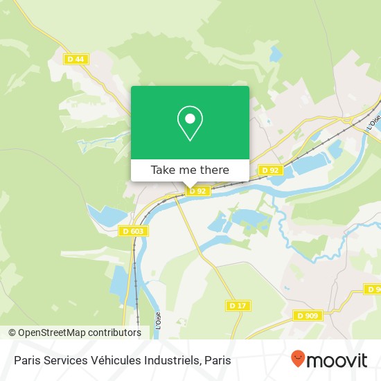 Paris Services Véhicules Industriels map