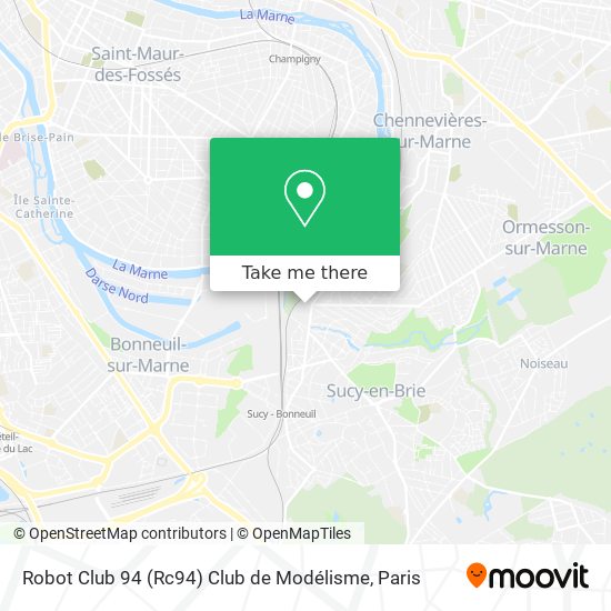 Robot Club 94 (Rc94) Club de Modélisme map