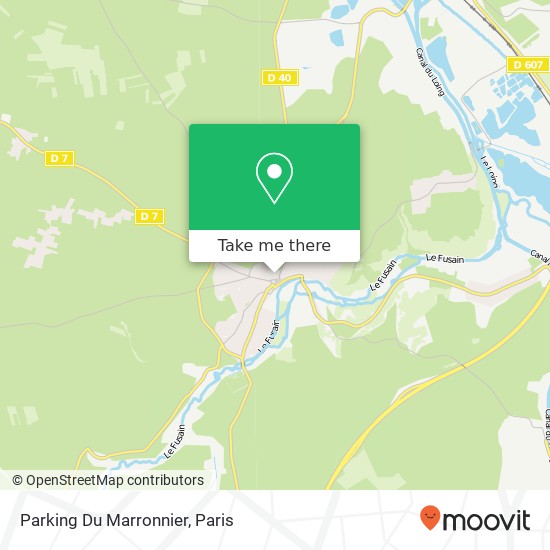 Mapa Parking Du Marronnier