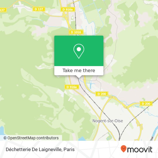 Mapa Déchetterie De Laigneville