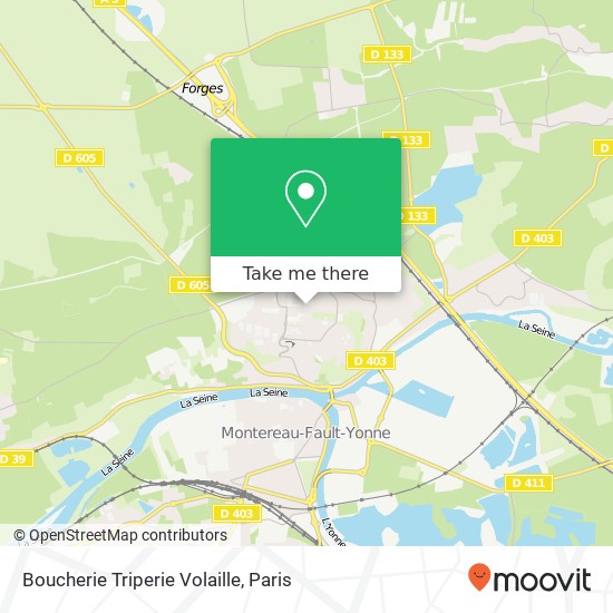 Boucherie Triperie Volaille map