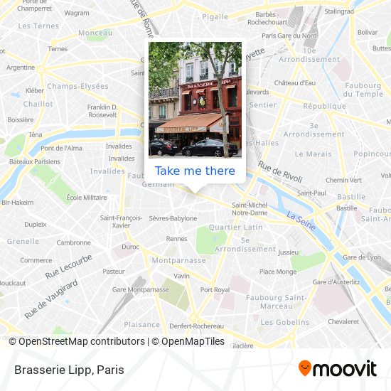 Brasserie Lipp map