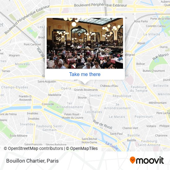 Mapa Bouillon Chartier