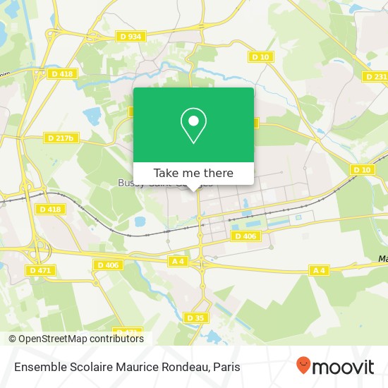 Ensemble Scolaire Maurice Rondeau map