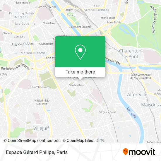 Espace Gérard Philipe map