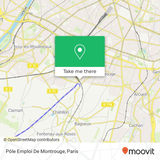 Mapa Pôle Emploi De Montrouge