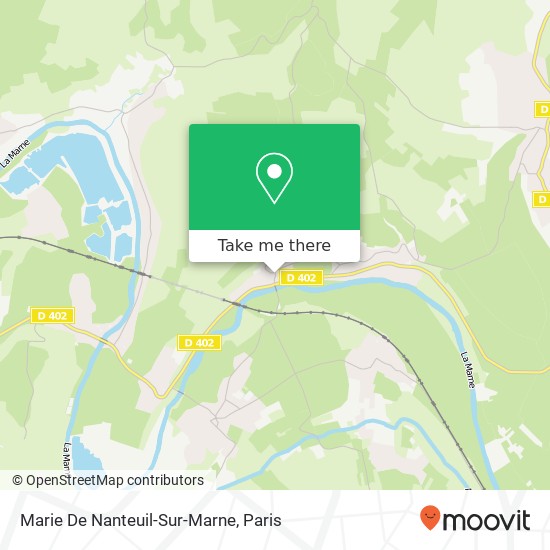 Mapa Marie De Nanteuil-Sur-Marne