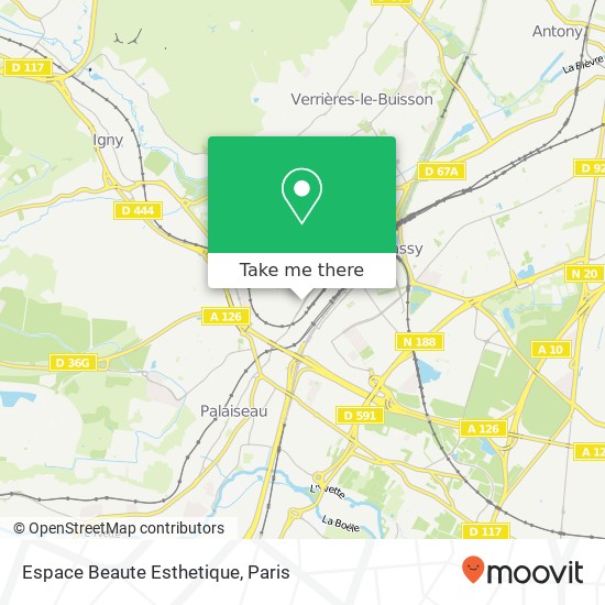 Mapa Espace Beaute Esthetique