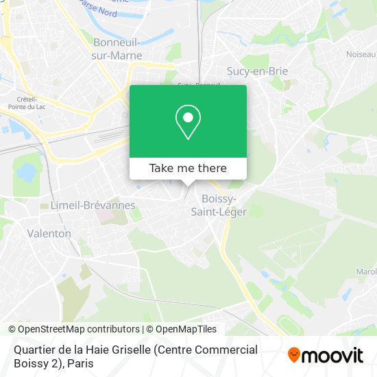 Quartier de la Haie Griselle (Centre Commercial Boissy 2) map