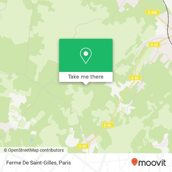 Mapa Ferme De Saint-Gilles