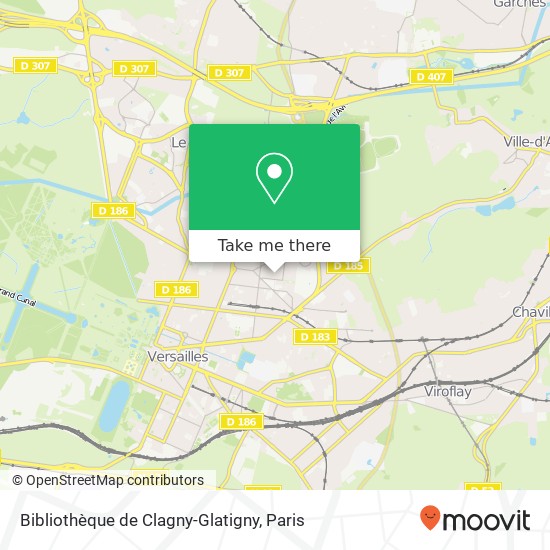 Bibliothèque de Clagny-Glatigny map