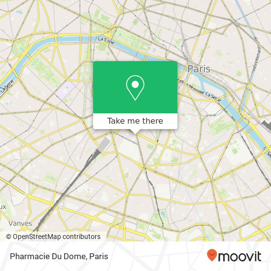Mapa Pharmacie Du Dome