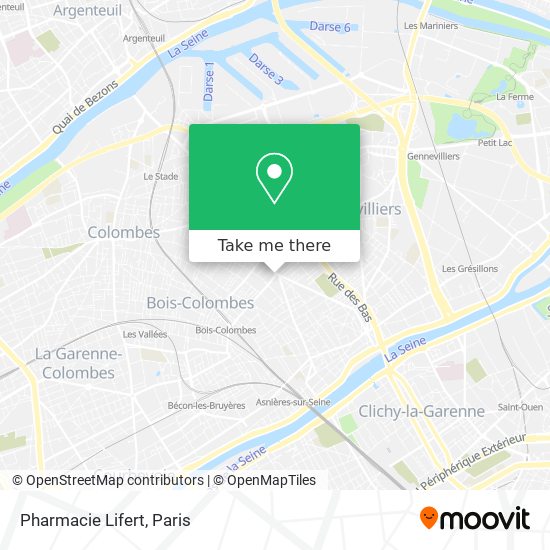 Pharmacie Lifert map